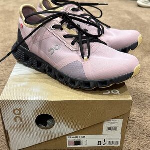 On Cloud X 3AD Women's Athletic Shoes in Pink and Black
